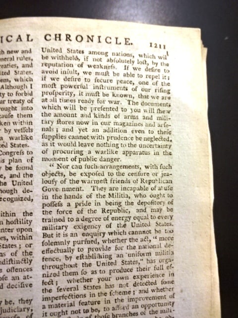 1793 George Washington State of the Union Address - 3