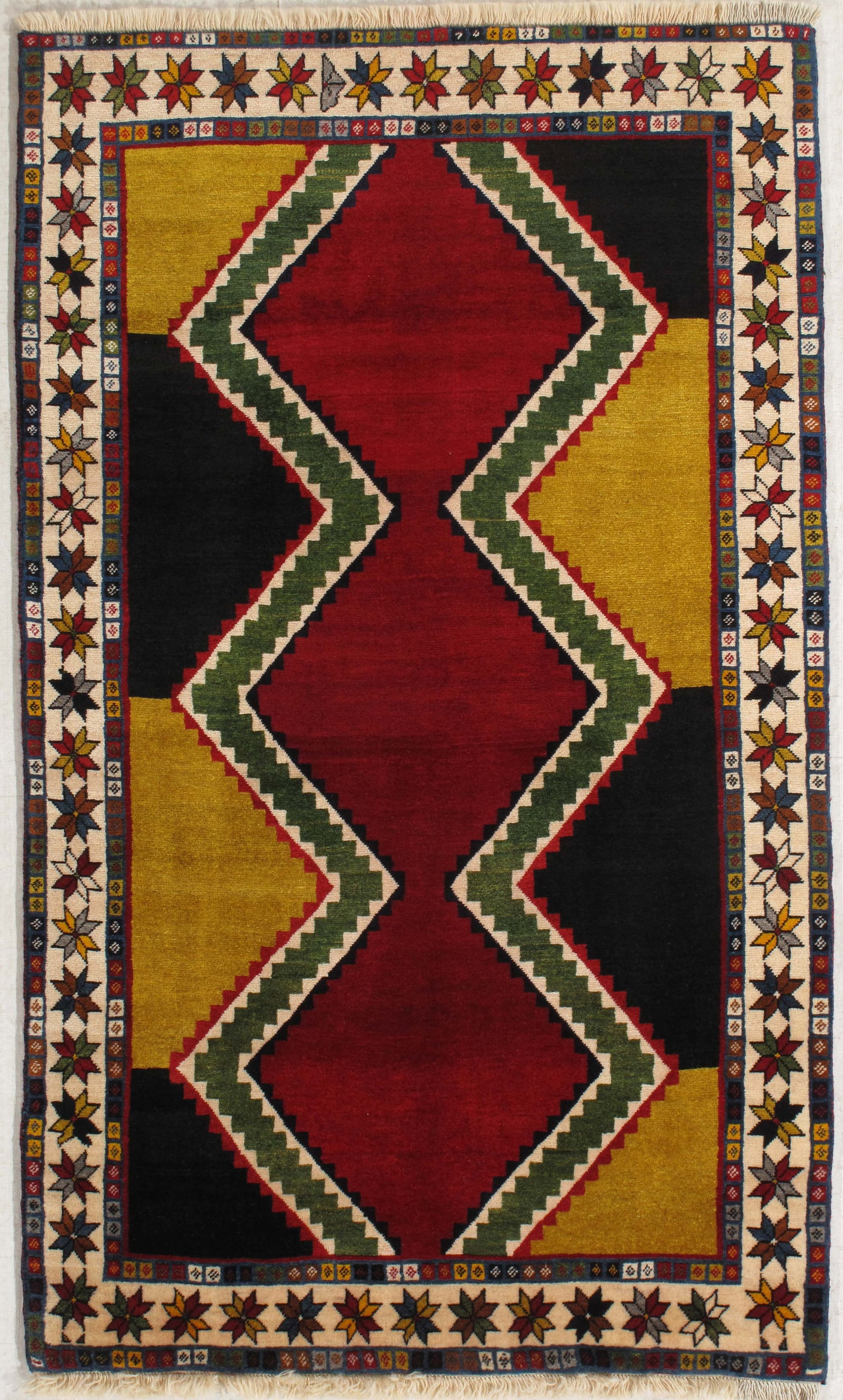Lori Gabbeh 4x6.8: Title:Lori Gabbeh 4x6.8 Origin:Iran Year:New Materials:wool Size:4x6.8 Description:Lori Gabbeh Persian Reserve: $790.00 Shipping: Domestic: Flat-rate of $80.00 to anywhere within the contiguous U.S.