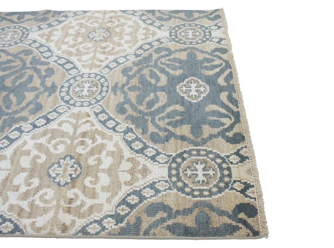 Muted Geometric 5X8 Modern Oriental Rug - 9