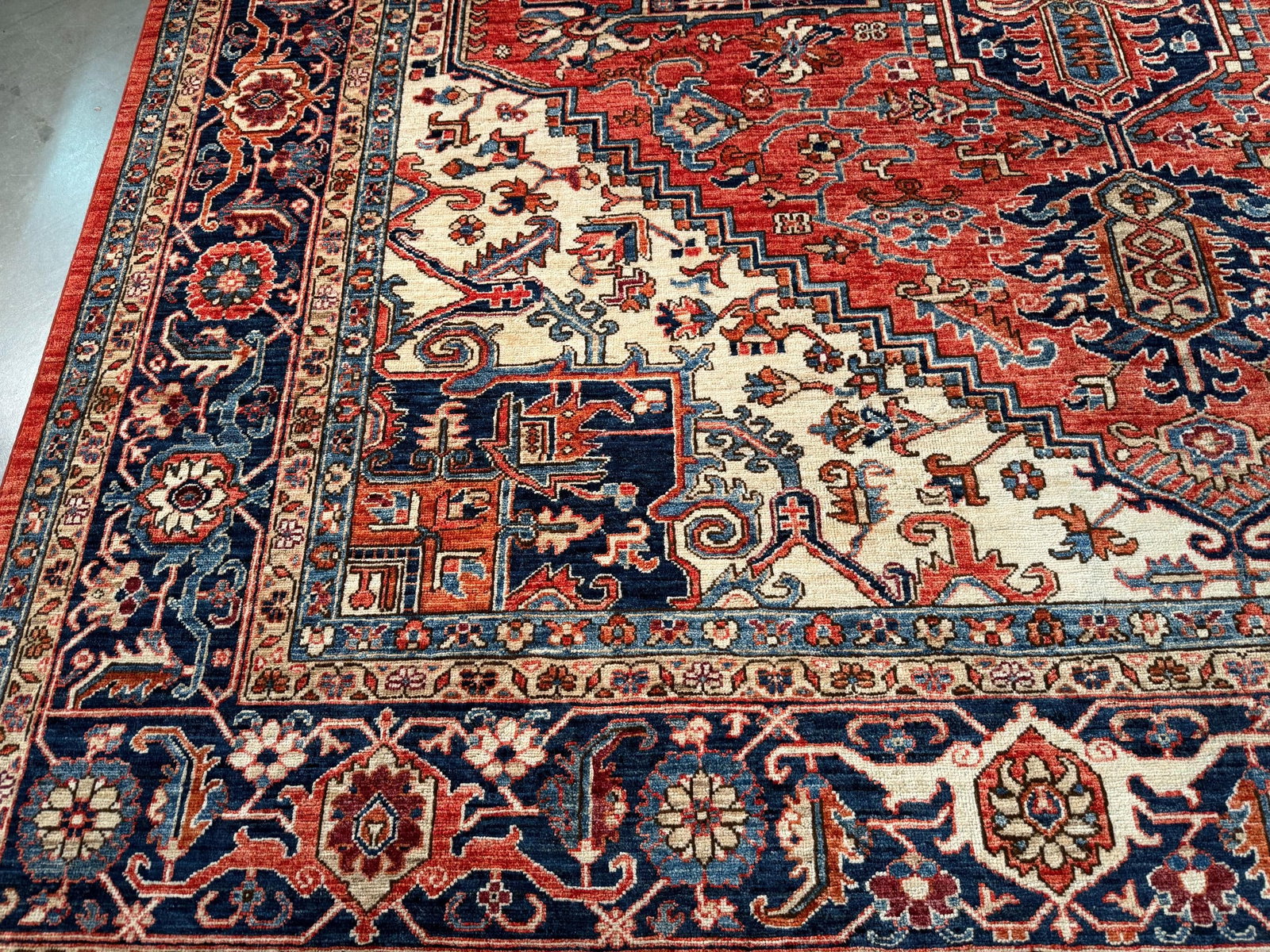 Stunning Super Serapi Rug 9x11.9 - 7