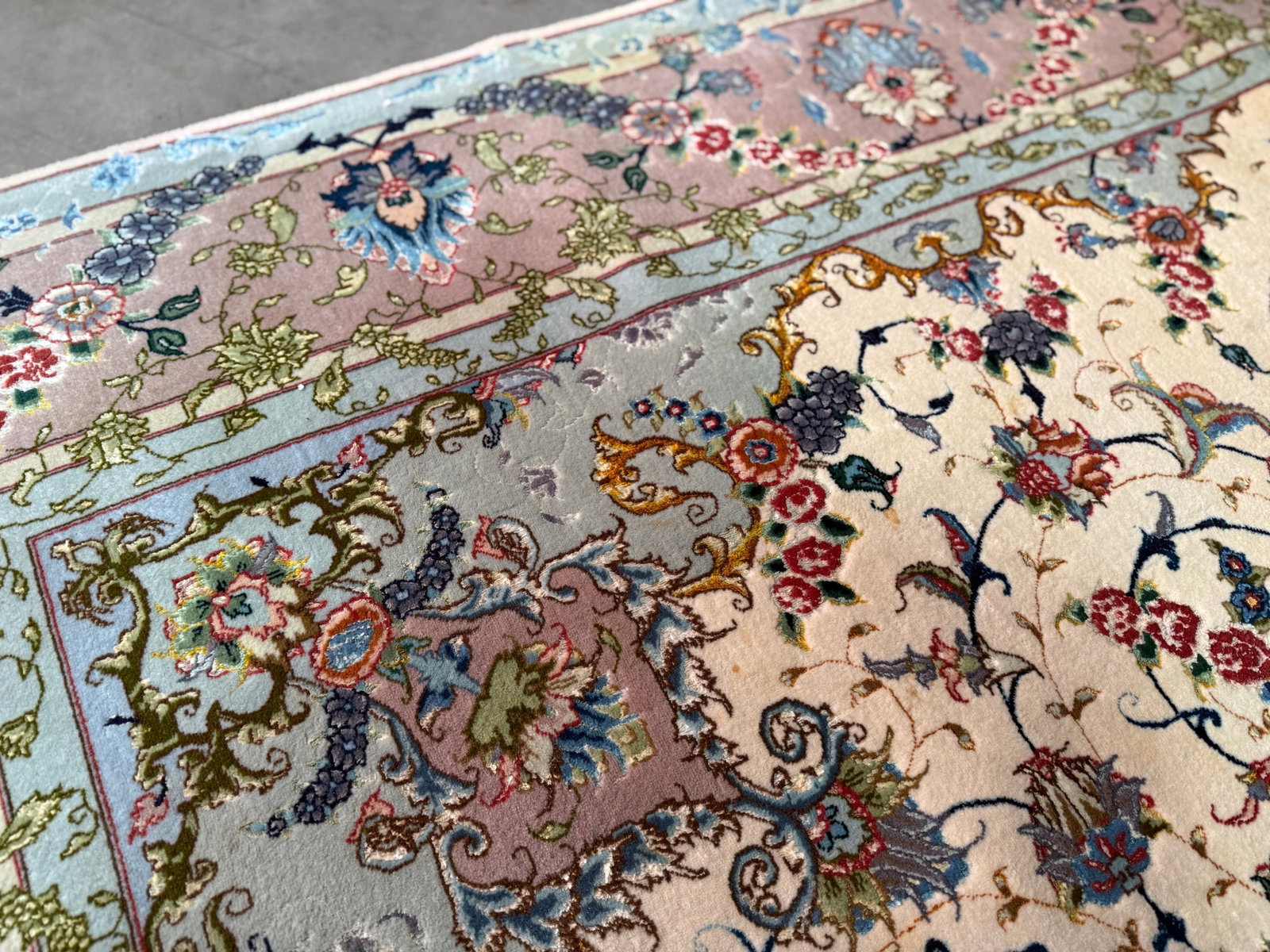 Auth Persian Masterpc Silk and Wool 6.8x10 - 7
