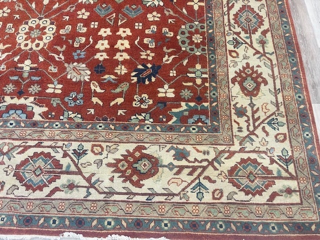 Square size Indo -Persian Serapi Rug-5293 - 3
