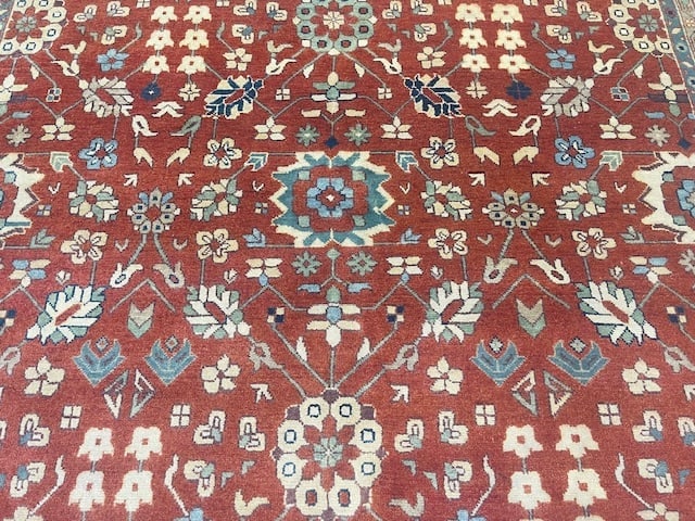 Square size Indo -Persian Serapi Rug-5293 - 5
