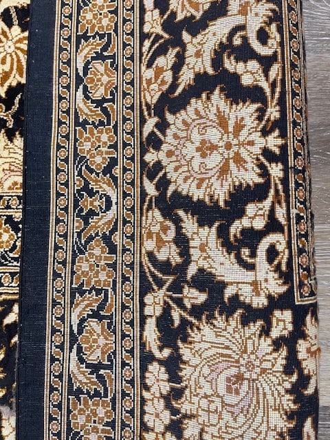 Fine Singed Persian Versace Design Silk Qum-5254 - 9