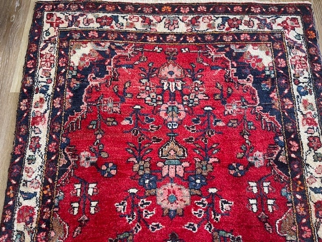 Antiuque Persian hamadan Runner-5209 - 5