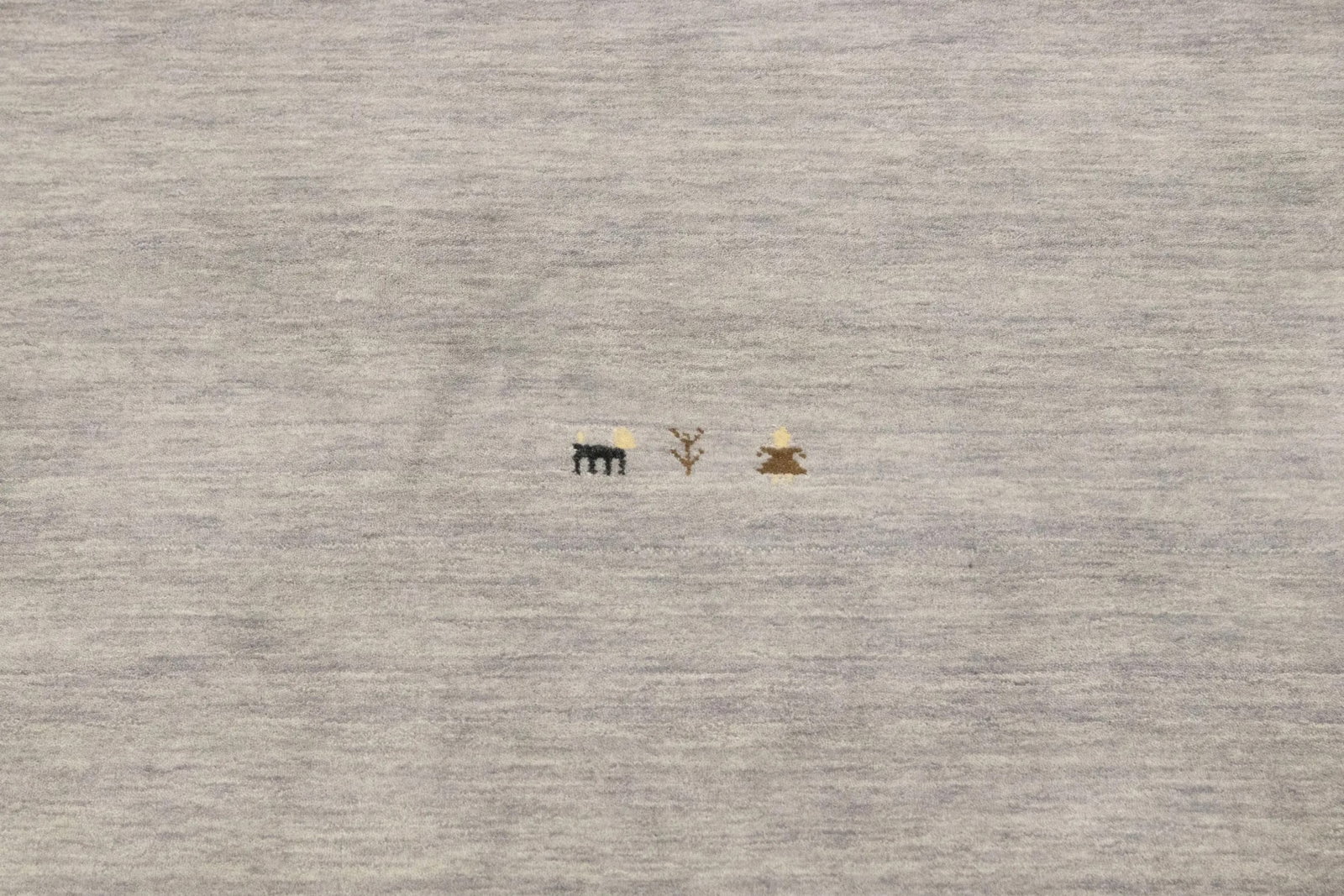 Gray Tribal 6X9 Gabbeh Modern Rug - 8