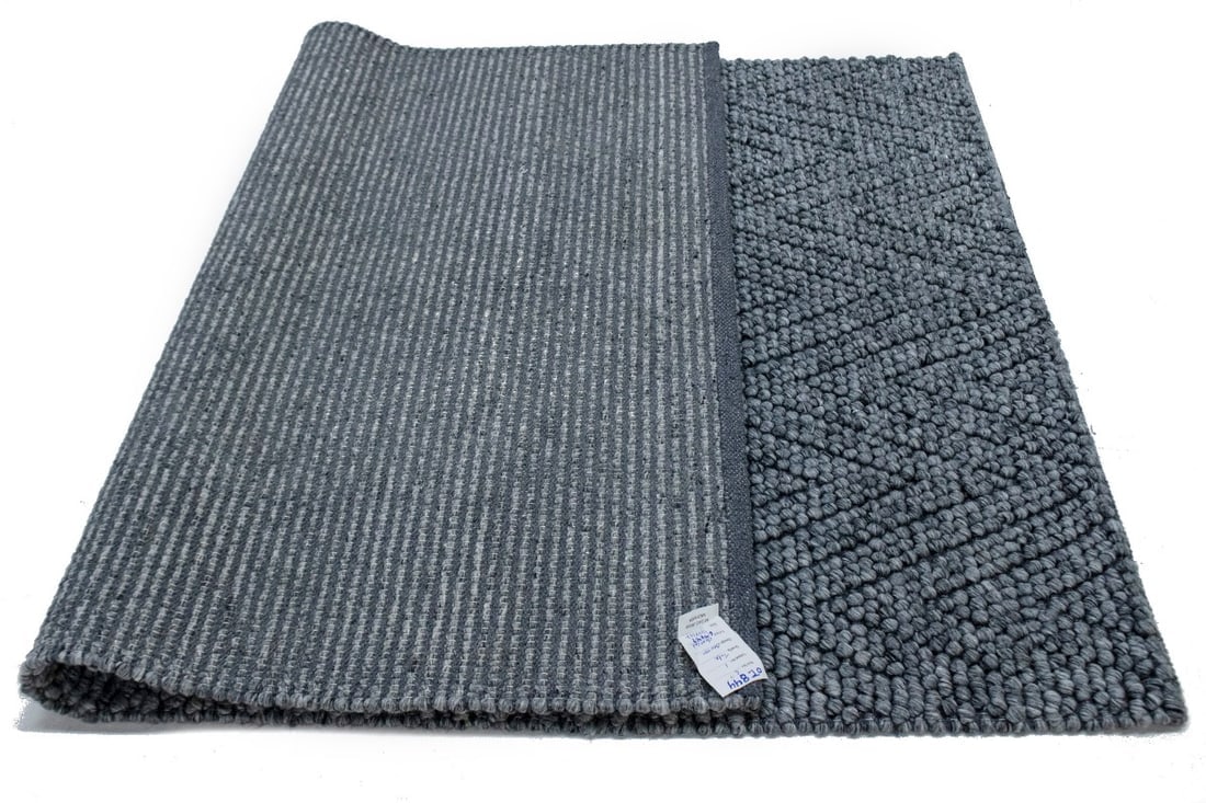 Geometric Handmade 4'7X6'4 Modern Rug - 13