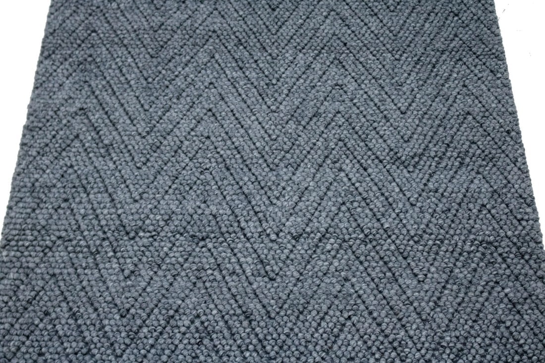 Geometric Handmade 4'7X6'4 Modern Rug - 4