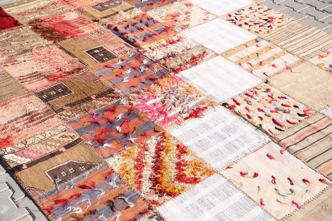 7'0'' x 9'10'' Turkish Handmade Kilim Rug - 191 - 3