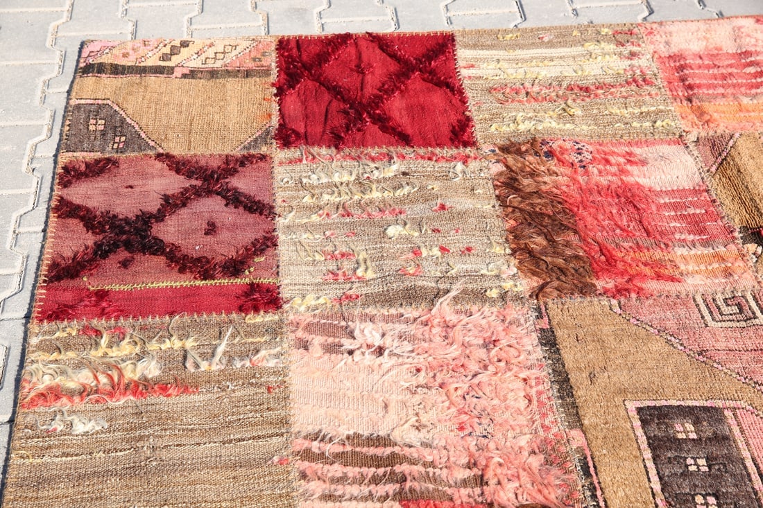 7'0'' x 9'10'' Turkish Handmade Kilim Rug - 191 - 6
