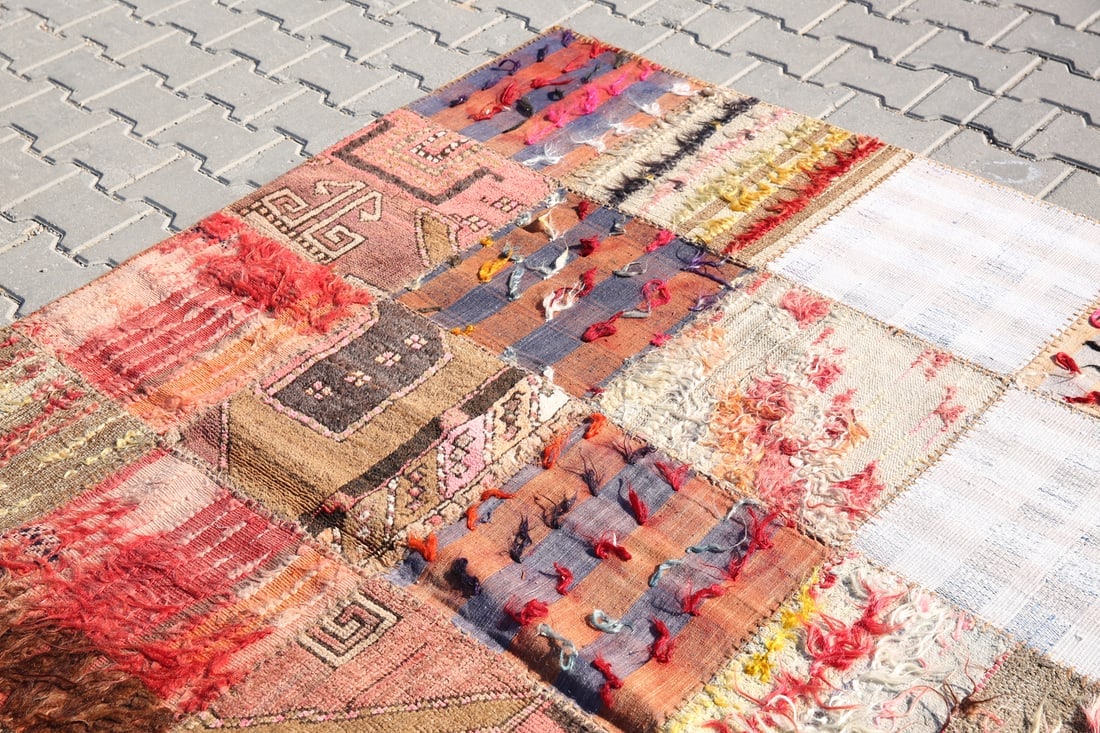 7'0'' x 9'10'' Turkish Handmade Kilim Rug - 191 - 7