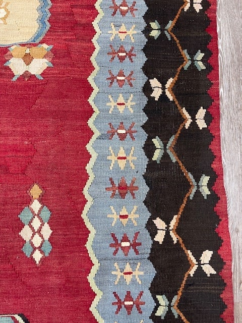 Dated 1904 Balkan Kilim Rug-5218 - 5