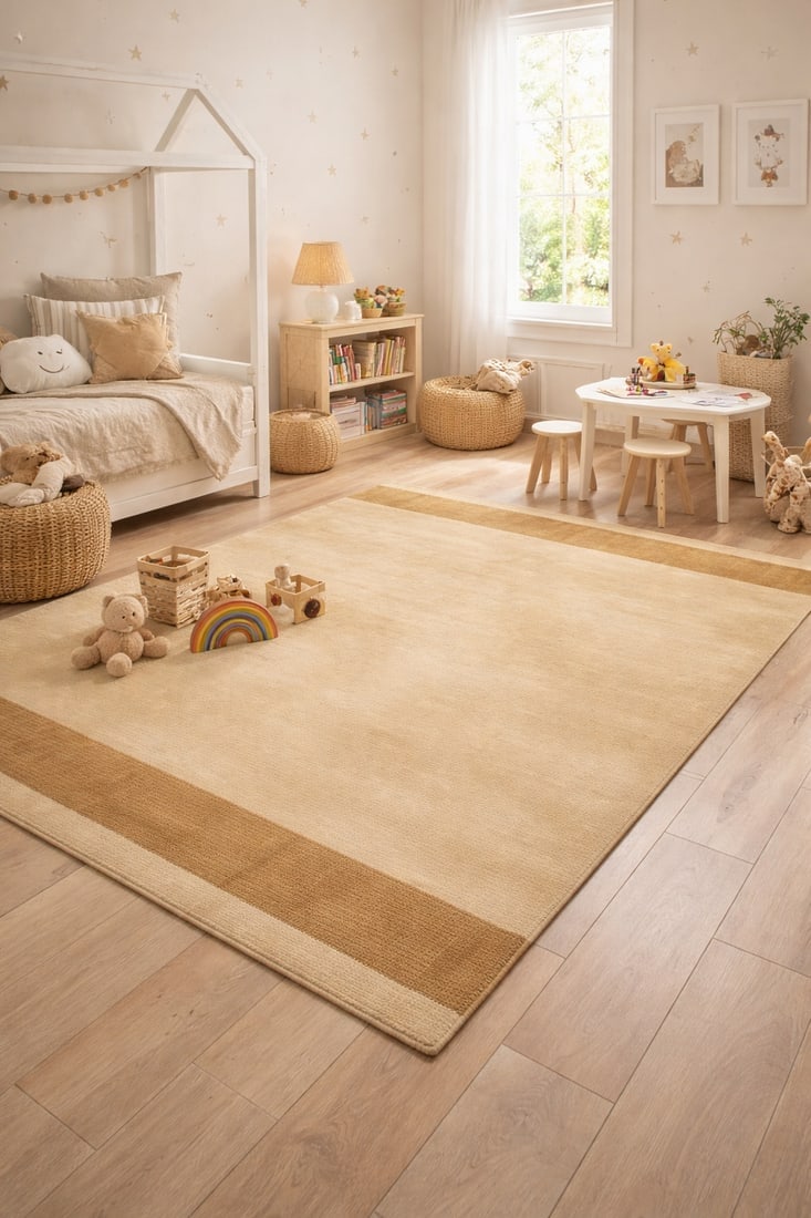 Beige and Brown Tribal 5X8 Lori Gabbeh Oriental Rug - 2