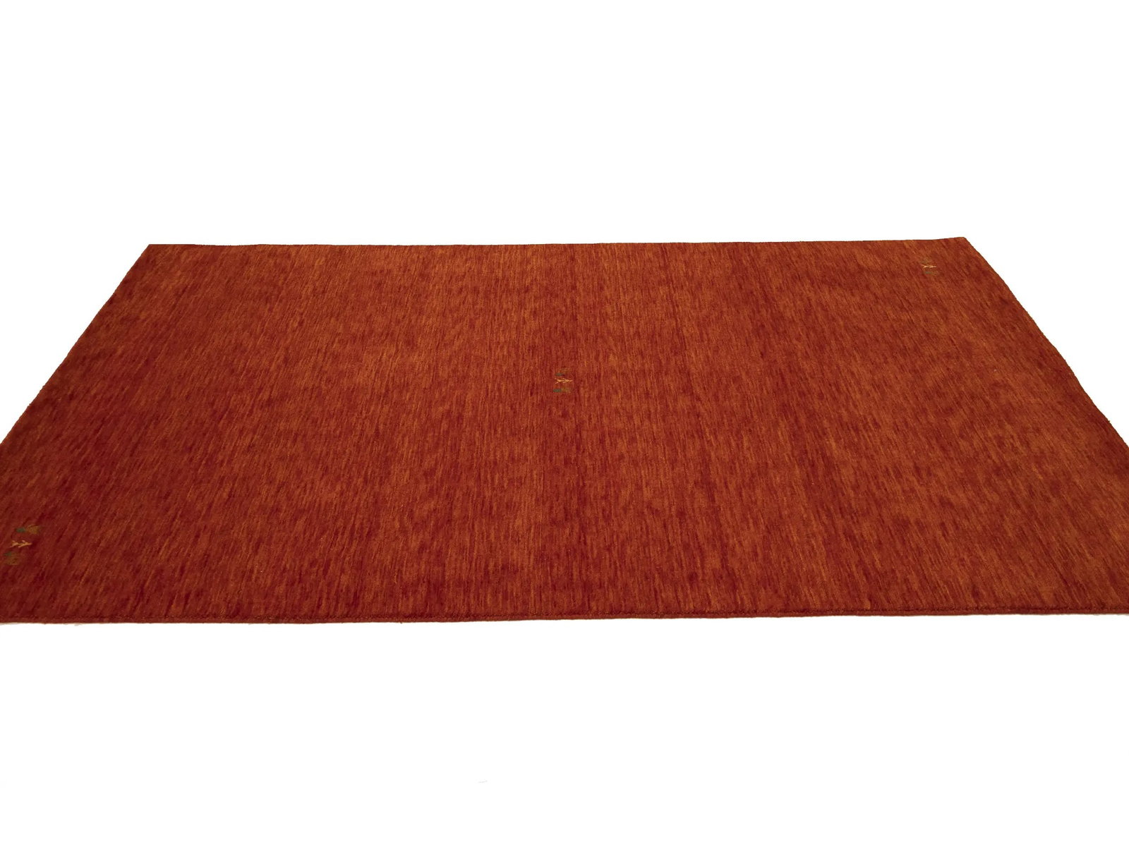 Orange-red Tribal 5X8 Gabbeh Modern Rug - 7