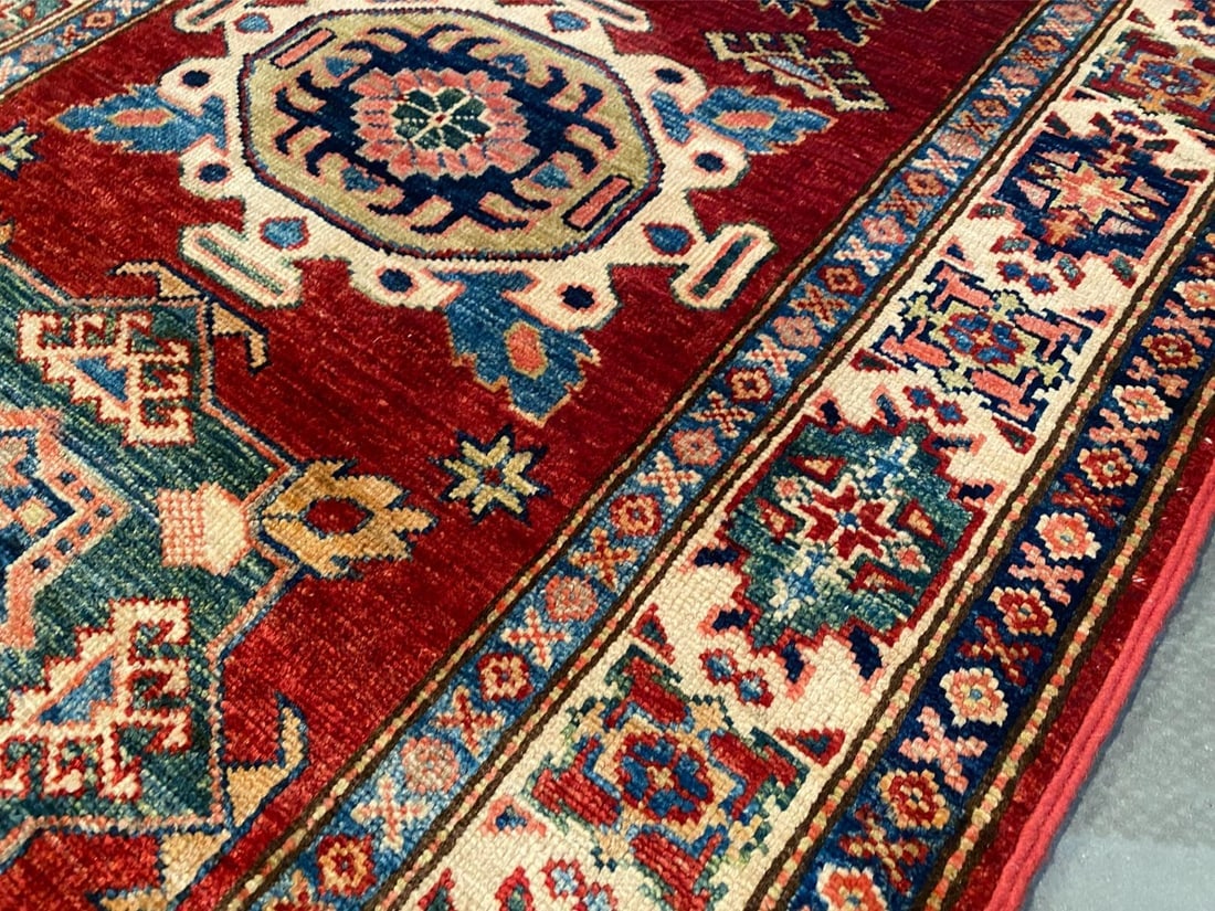 FINE SUPER KAZAK RUNNER 2'.7"x9'.8" - 5