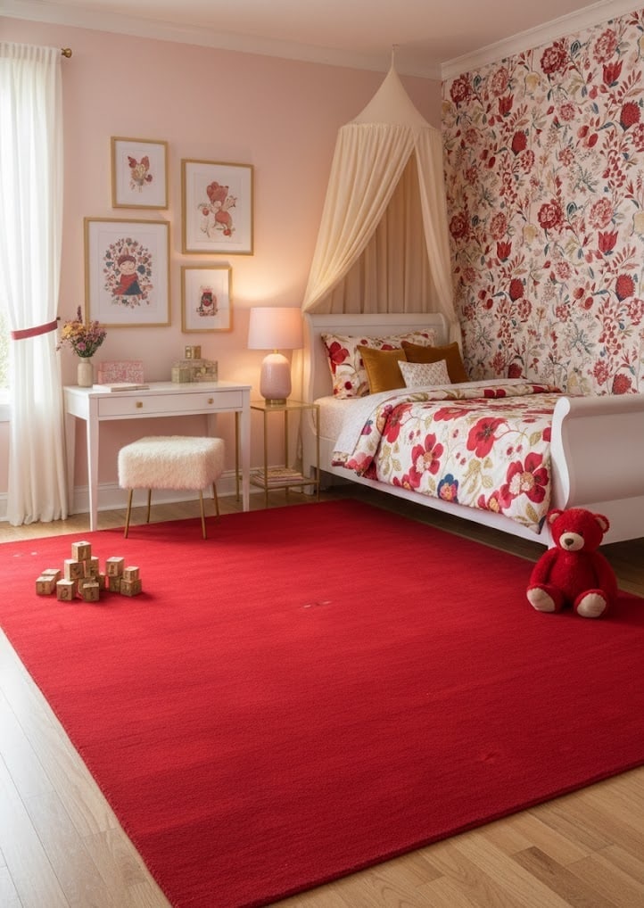 Red Tribal 9X12 Gabbeh Modern Rug - 2