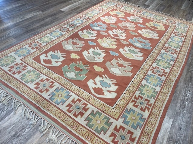 Vintage all over design Turkish Rug-5194 - 2