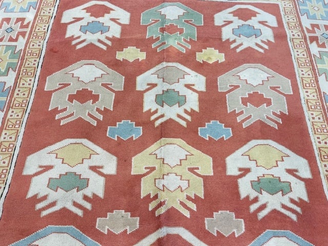 Vintage all over design Turkish Rug-5194 - 7