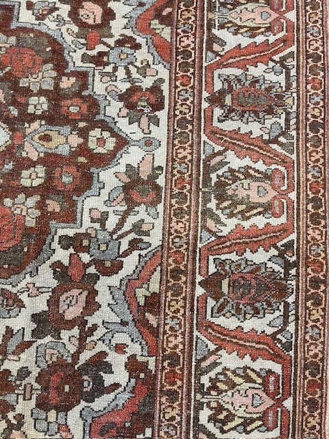 Antique Persian Bakhtiari Rug-5372 - 7