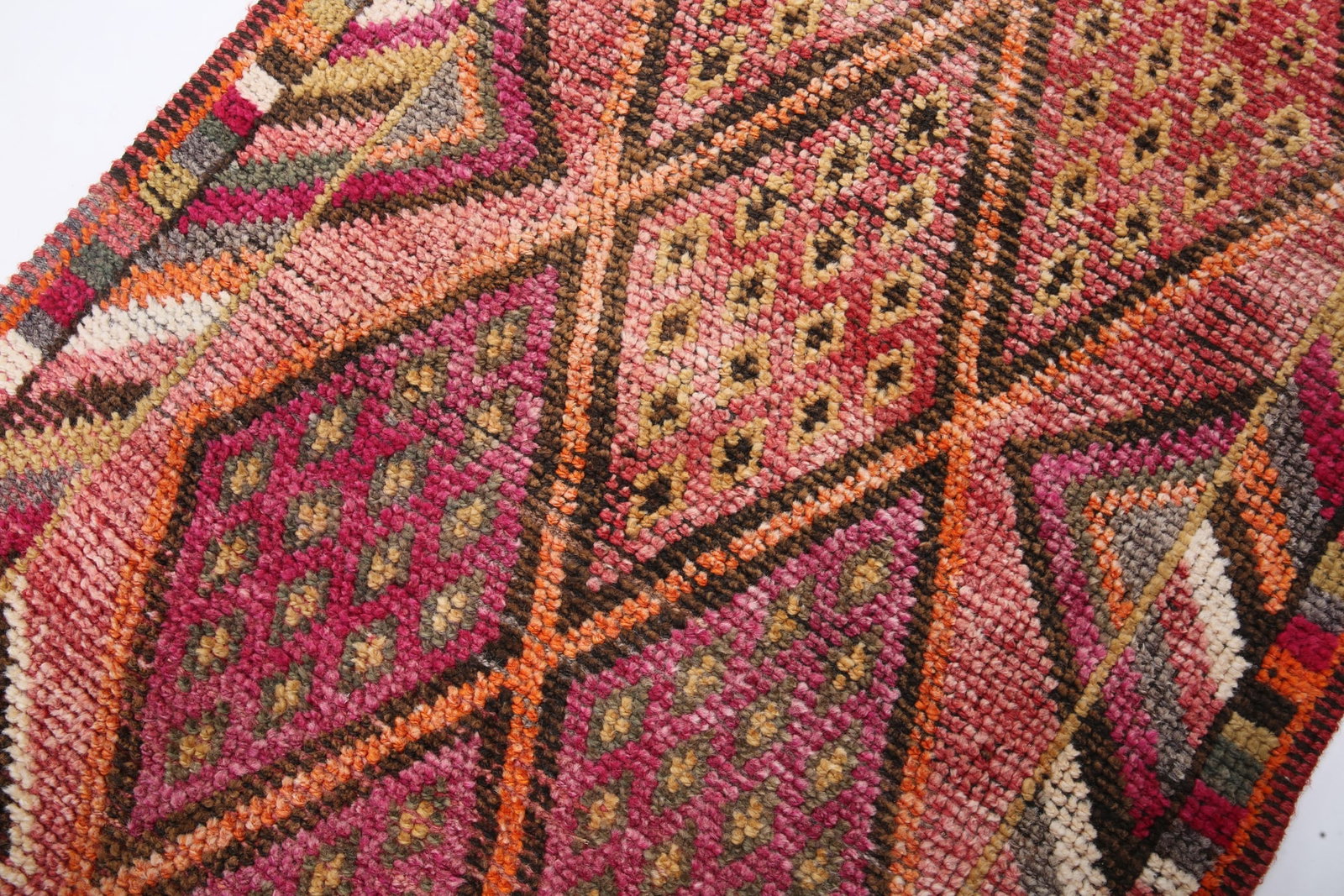 2'10'' x 11'1'' Vintage Wool Runner Rug - 18792 - 7