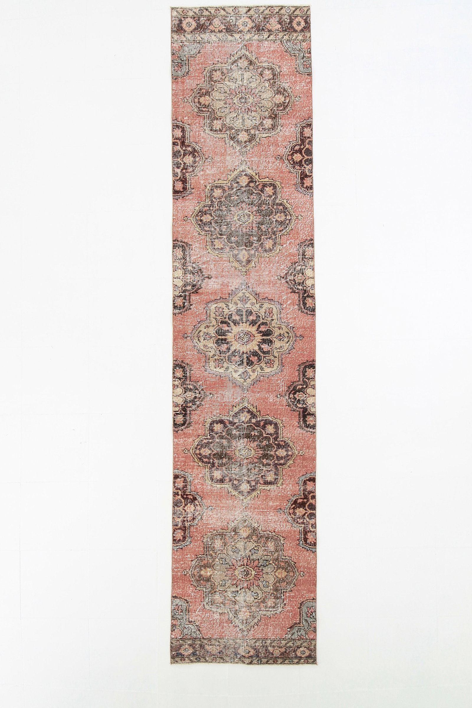 2'9'' x 12'8'' Turkish Vintage Runner Rug - 5341 (1 of 20)
