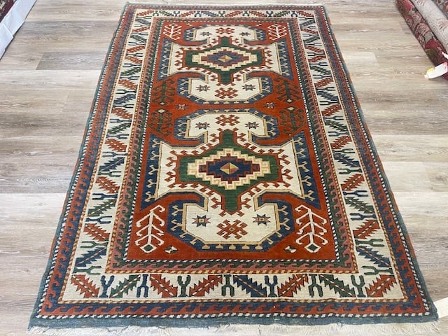 Antique Kazak Caucasian Rug-5382 (1 of 8)
