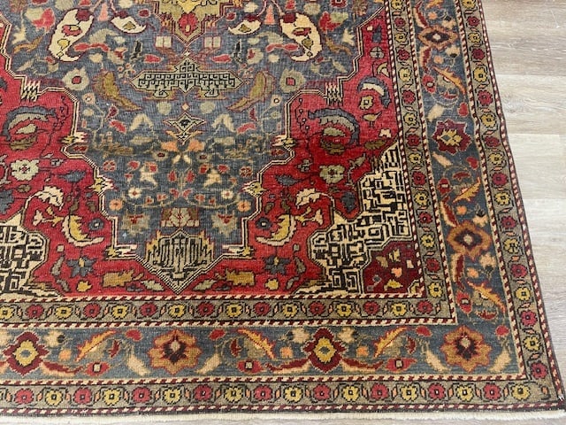 Antique Geometric Turkish Rug-5151 - 2