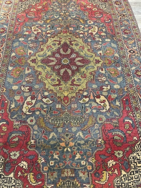 Antique Geometric Turkish Rug-5151 - 3