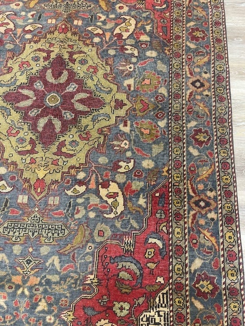 Antique Geometric Turkish Rug-5151 - 5