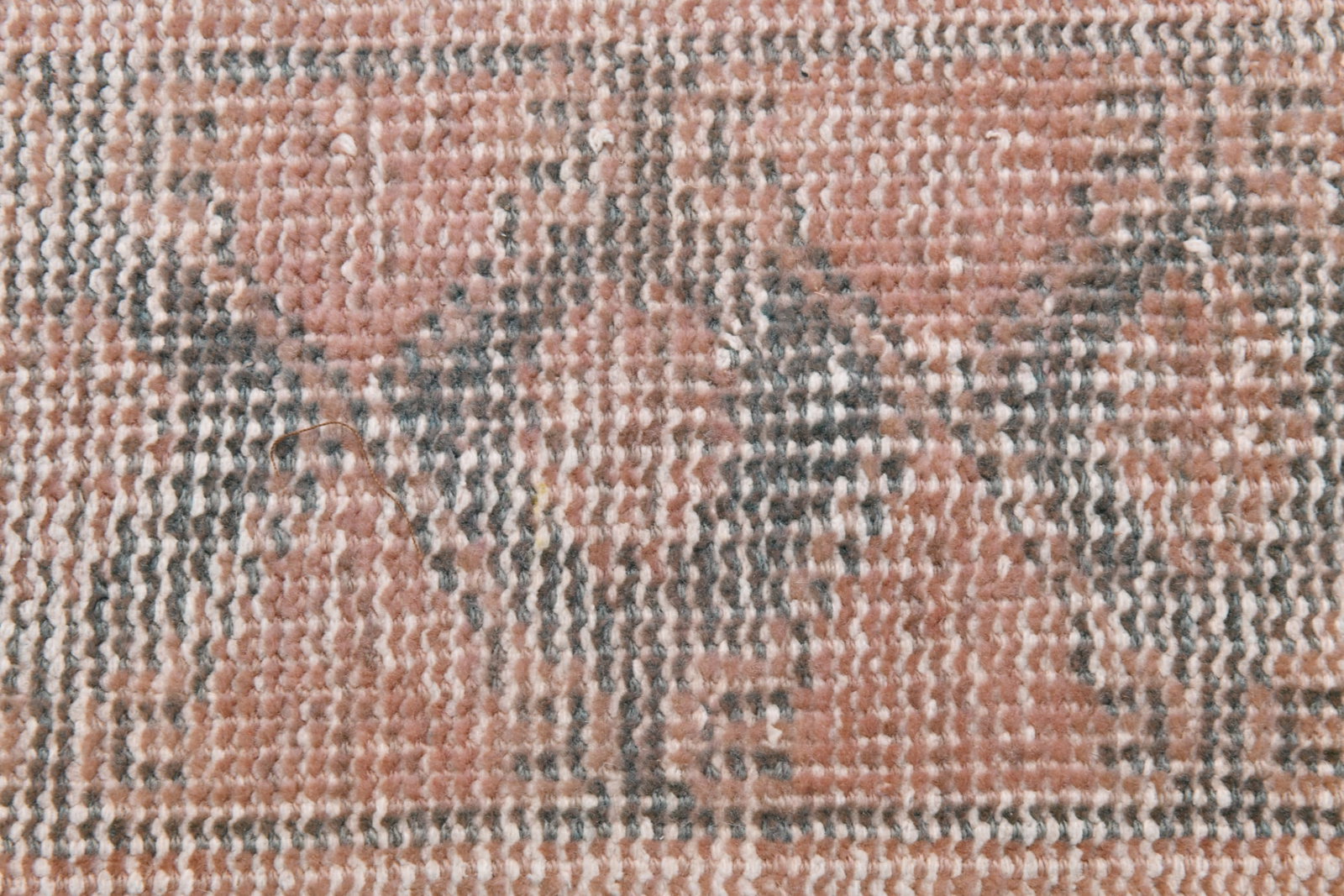 1'11'' x 4'3'' Handmade Vintage Wool Patchwork Rug - 21602 - 8