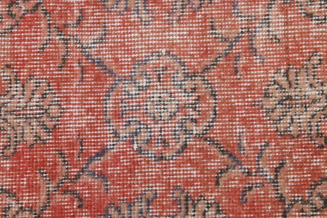 6'10'' x 9'7'' Handmade Vintage Wool Patchwork Rug - 18597 - 10