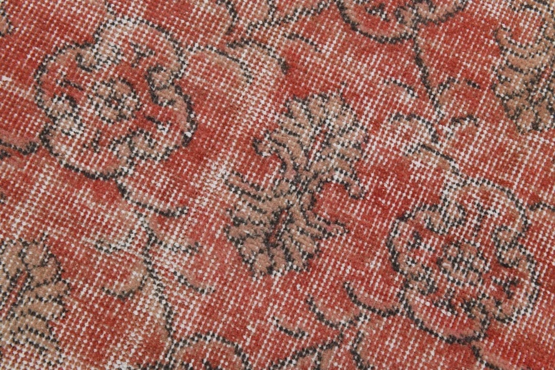 6'10'' x 9'7'' Handmade Vintage Wool Patchwork Rug - 18597 - 3