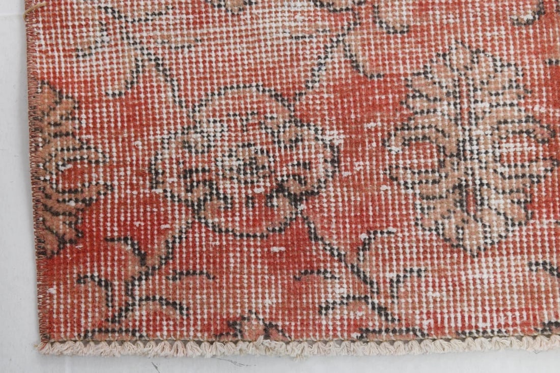 6'10'' x 9'7'' Handmade Vintage Wool Patchwork Rug - 18597 - 4