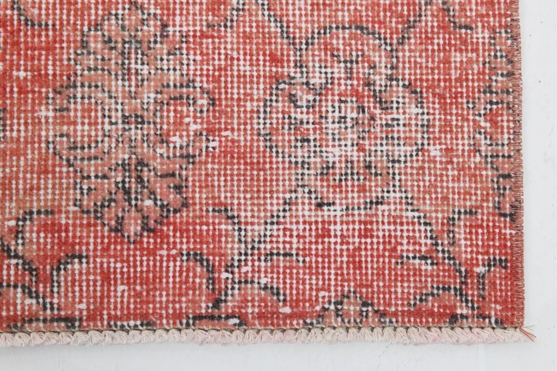 6'10'' x 9'7'' Handmade Vintage Wool Patchwork Rug - 18597 - 5