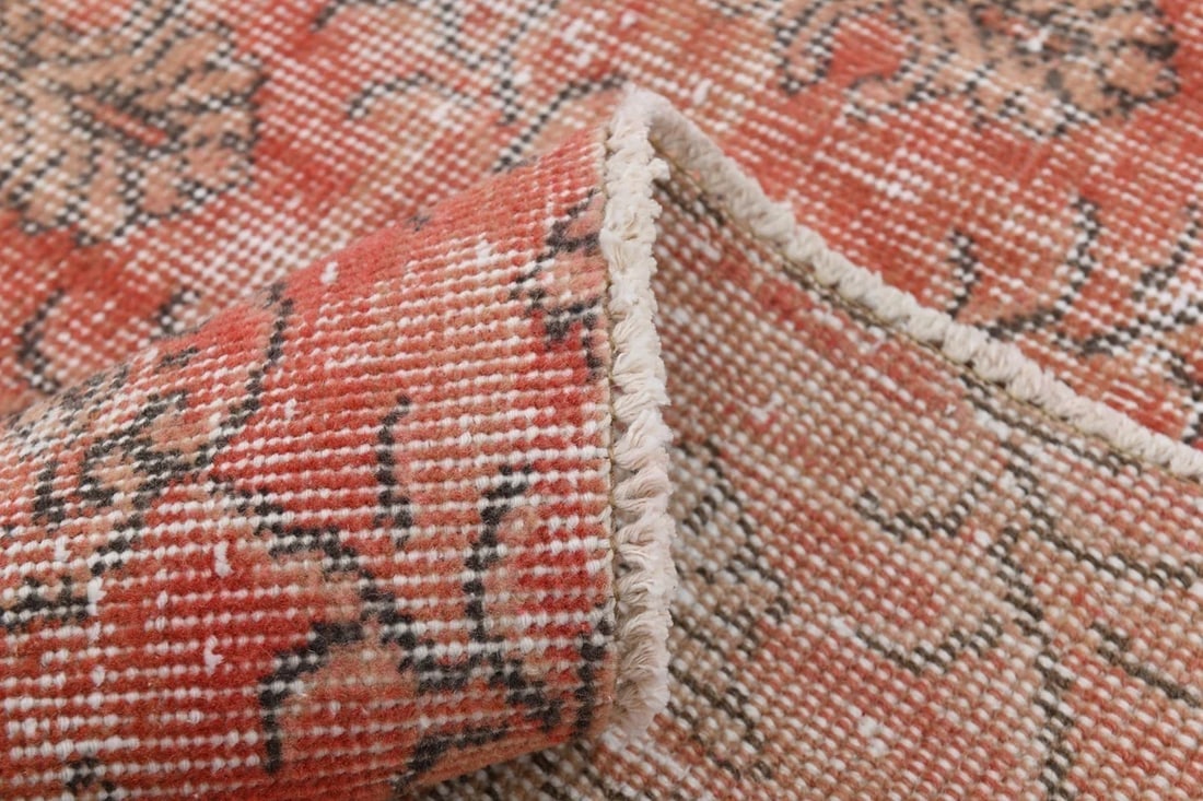 6'10'' x 9'7'' Handmade Vintage Wool Patchwork Rug - 18597 - 6