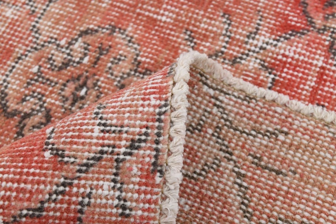 6'10'' x 9'7'' Handmade Vintage Wool Patchwork Rug - 18597 - 8
