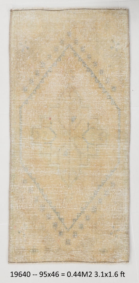 1'6'' x 3'1'' Decorative Vintage Rug - 19640 (1 of 18)