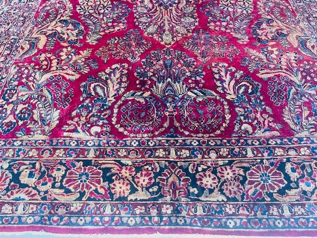 Antique Persian Sarouk Rug-4114 - 3