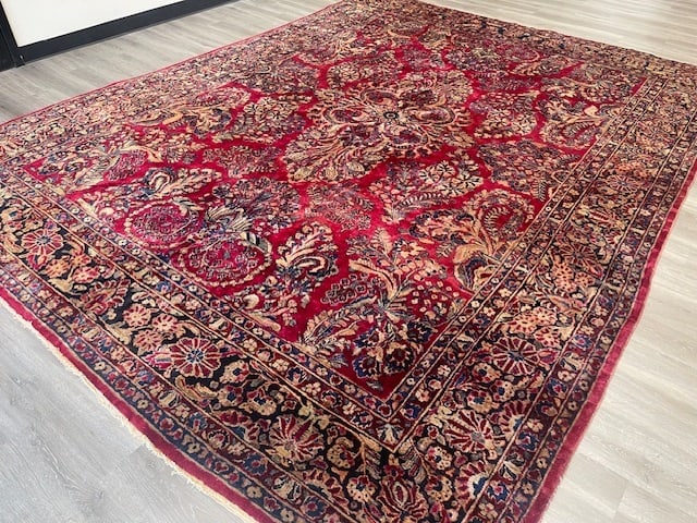 Antique Persian Sarouk Rug-4114 - 5