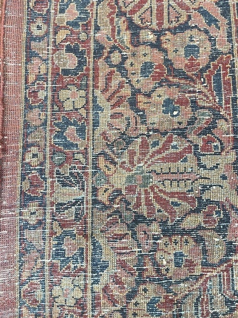 Antique Persian Sarouk Rug-4114 - 9