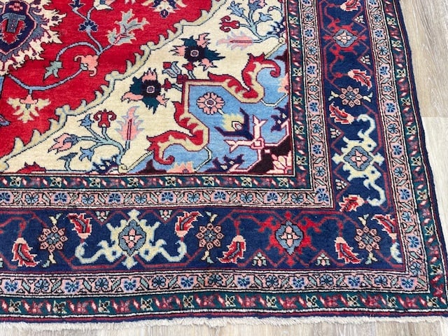 Vintage Persian Tabriz Rug-3663 (1 of 8)
