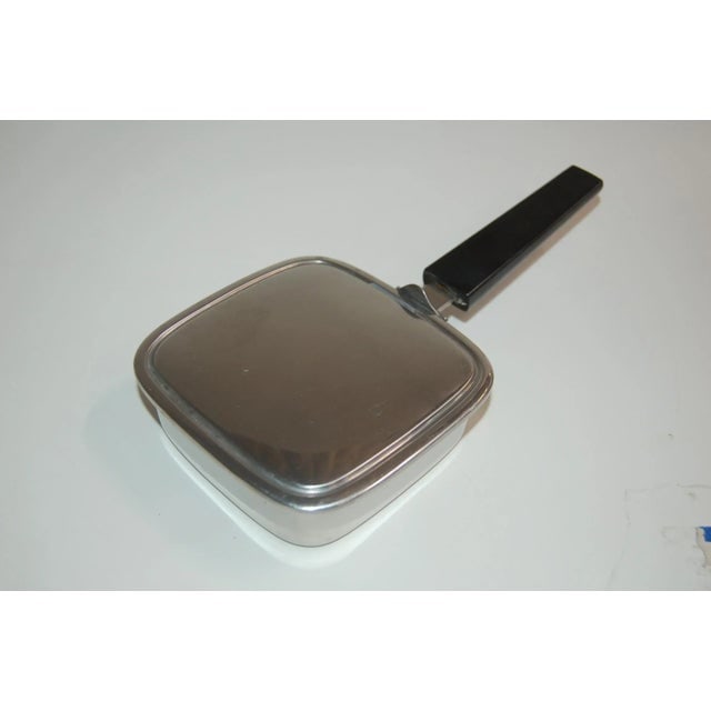 Stainless Steel Crumb Catcher Ashtray Butler Bakelite Handle Made in Sweden - 13