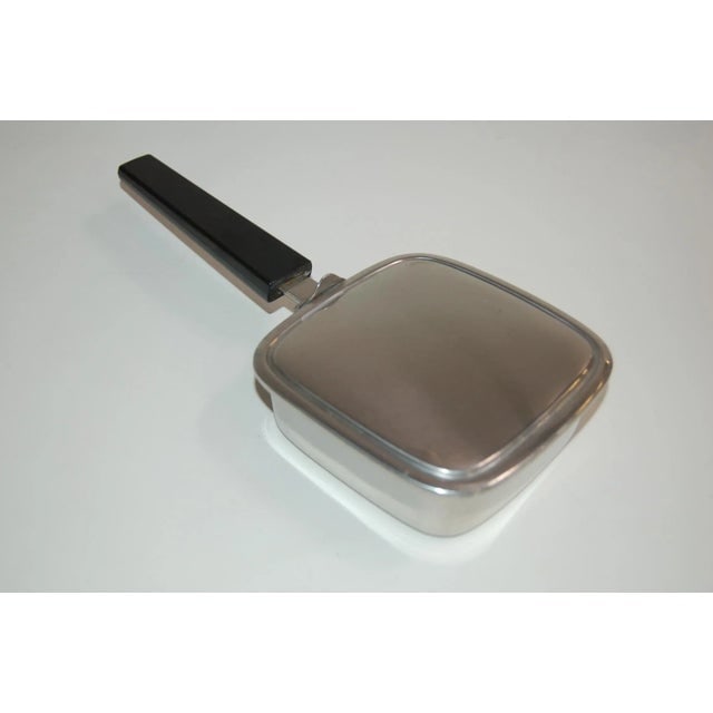 Stainless Steel Crumb Catcher Ashtray Butler Bakelite Handle Made in Sweden - 4