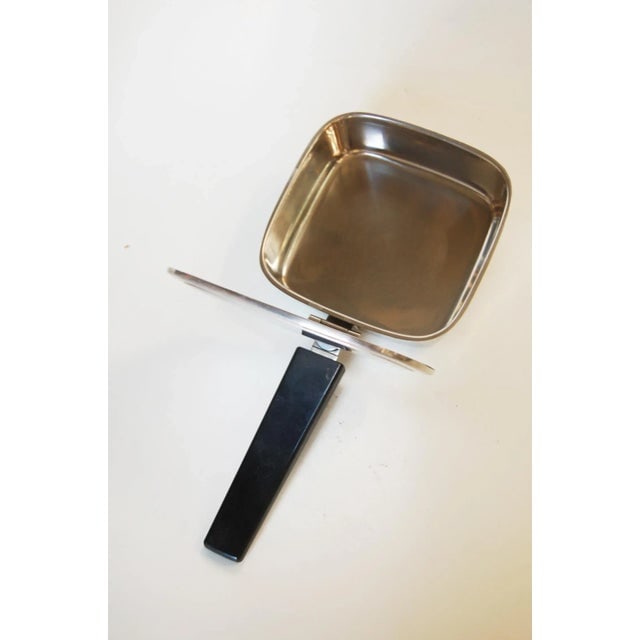 Stainless Steel Crumb Catcher Ashtray Butler Bakelite Handle Made in Sweden - 9