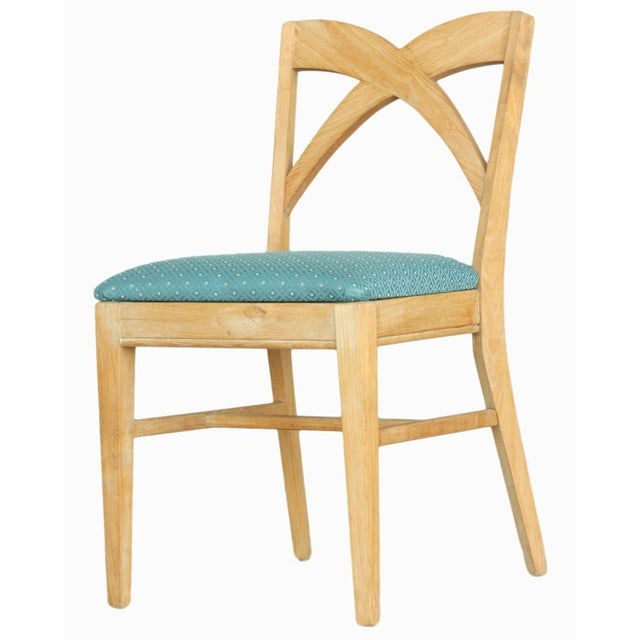 1950s Mid-Century Blond Birch Dining Chair Attributed toPaul Frankl for Brown Saltman, Set of 10 - 2
