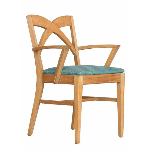 1950s Mid-Century Blond Birch Dining Chair Attributed toPaul Frankl for Brown Saltman, Set of 10 - 5