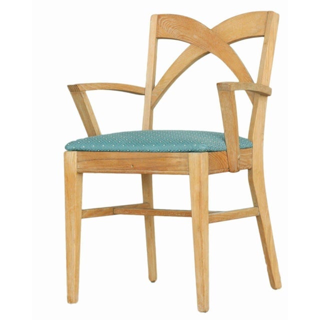 1950s Mid-Century Blond Birch Dining Chair Attributed toPaul Frankl for Brown Saltman, Set of 10 - 7