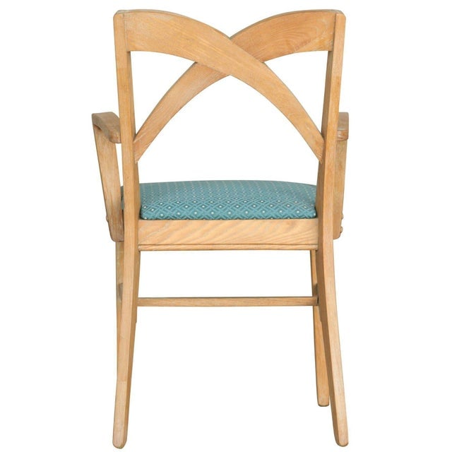 1950s Mid-Century Blond Birch Dining Chair Attributed toPaul Frankl for Brown Saltman, Set of 10 - 8