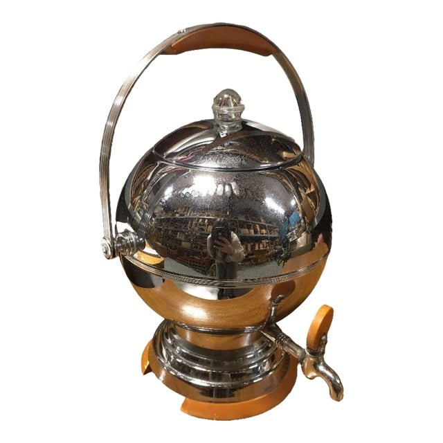 Art Deco Chrome & Bakelite Coffee Percolator by Manning Bowman (1 of 7)