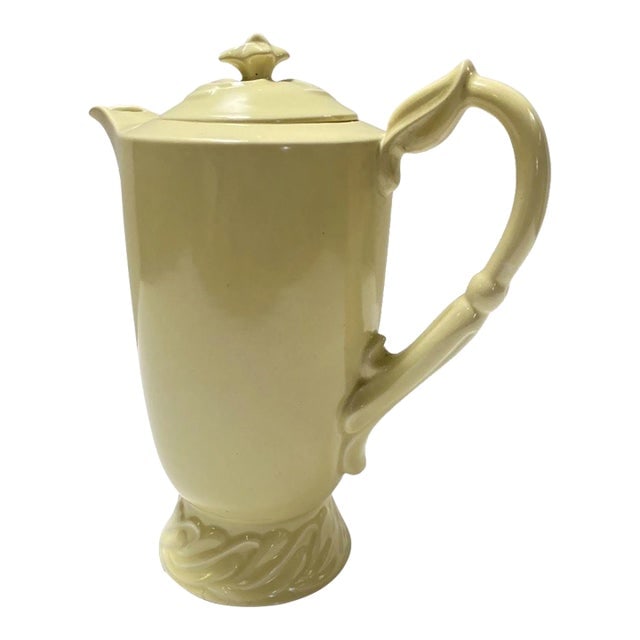 1950's Yellow Vernon Kilns Califonia Ceramic Large Tea Pot (1 of 5)